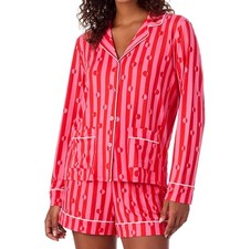 Pink Striped 2 pc Shorts &