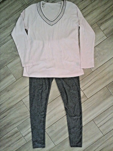 Pigiama mix match rosa - pigiama, rosa/grigio