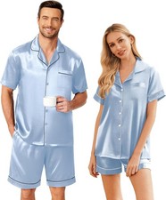 Pigiama coppia abbinato seta