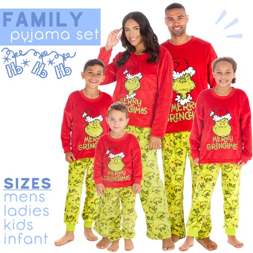 Pigiama grinch natale famiglia - grinch,