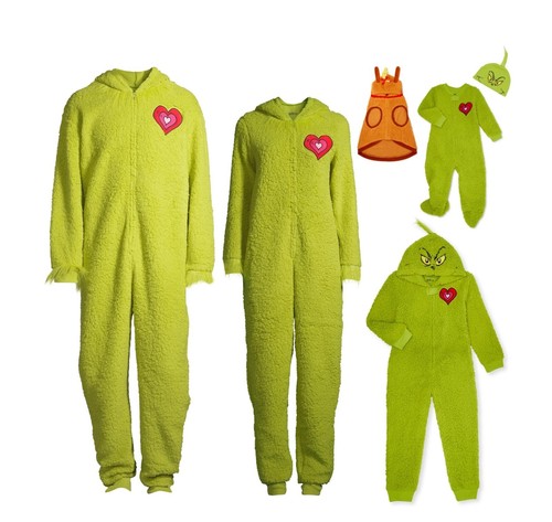 Pigiama con cappuccio grinch - con,